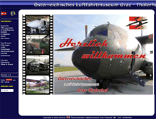 Tablet Screenshot of luftfahrtmuseum.at